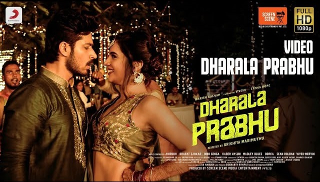Dharala Prabhu Title Track poster