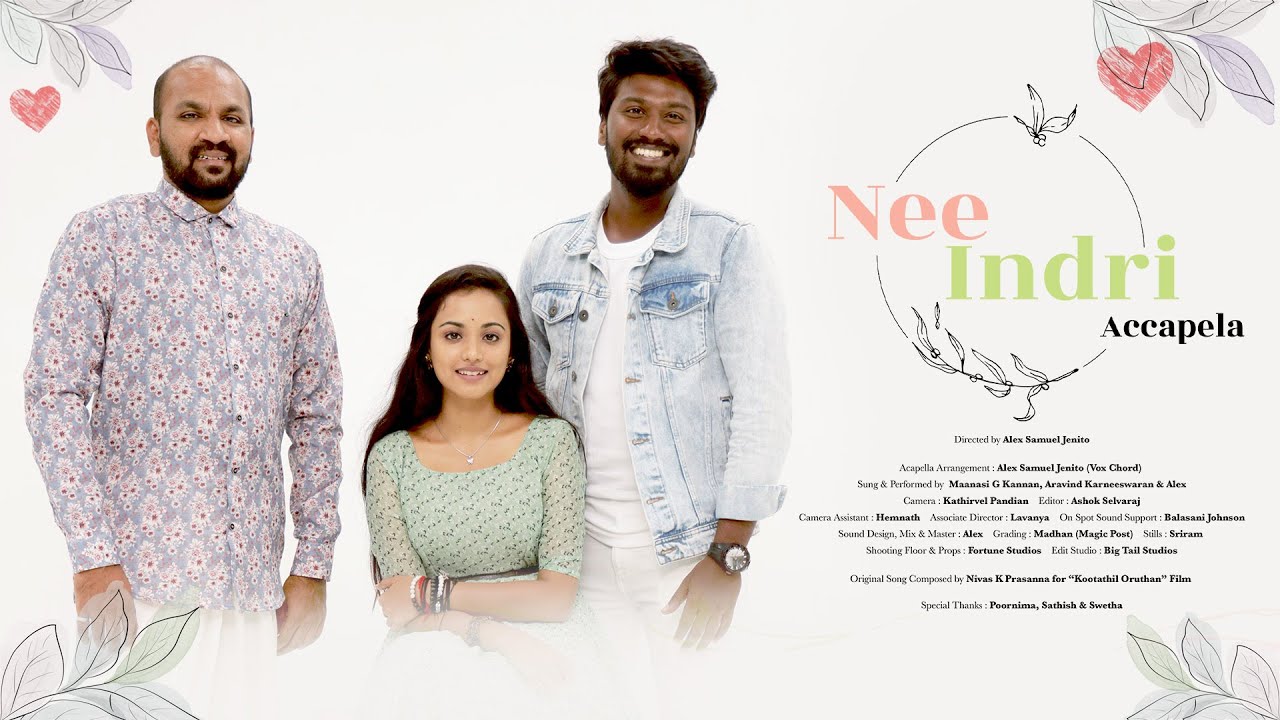 Nee Indri Accapela Version poster