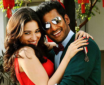 Kaththi Sandai poster